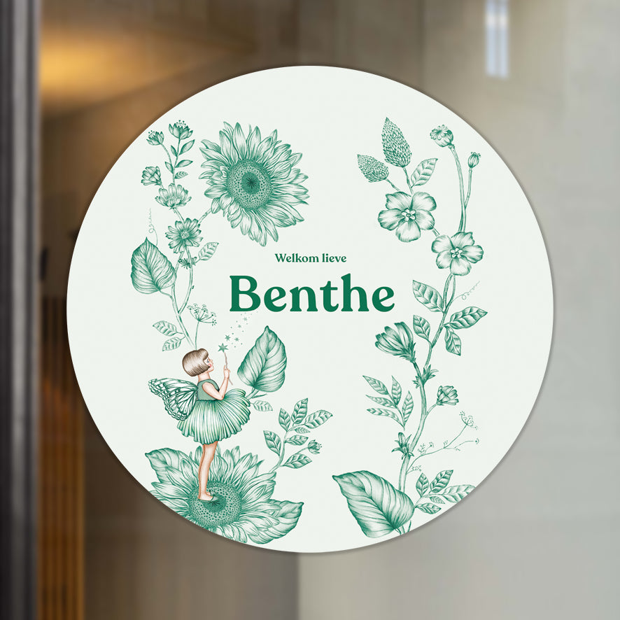 Raamsticker Little Elf Green - Story of July