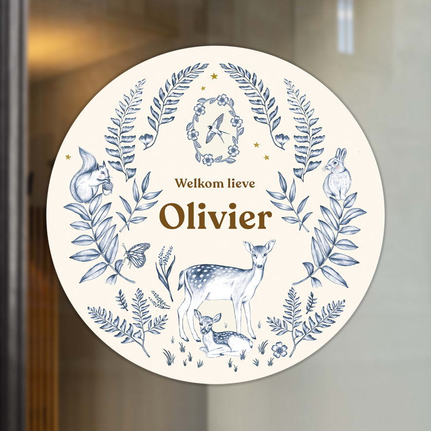 Raamsticker Oh Deer - Story of July