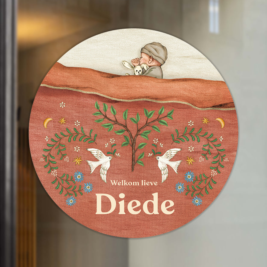 Raamsticker Sleep Tight Terra - Story of July