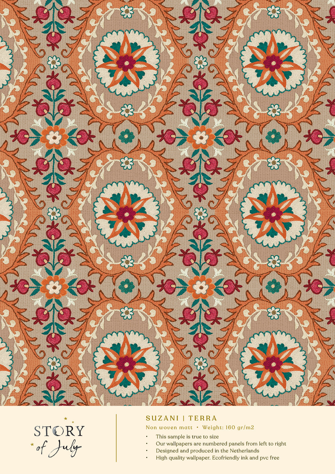 Behangsample Suzanni Terra