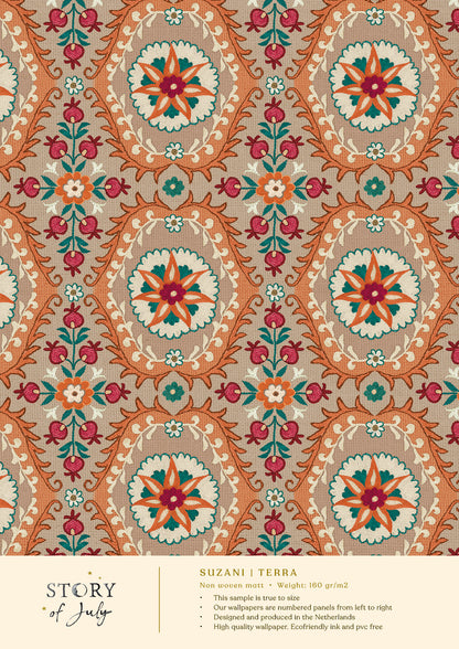 Behangsample Suzanni Terra