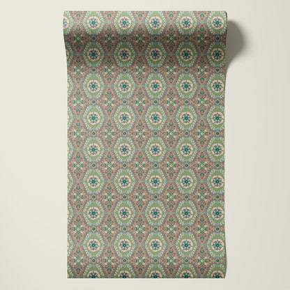 Behangsample Suzanni Blue