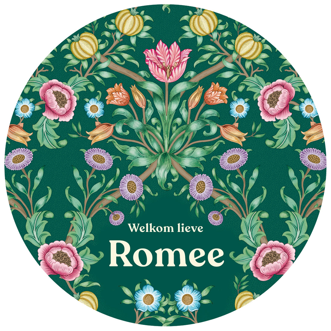 Tuinbord Blooming Flowers Green - Story of July