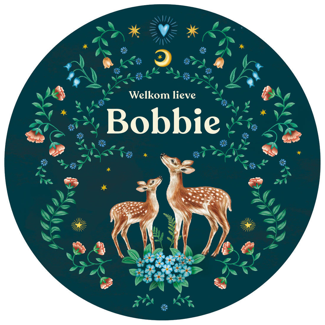 Tuinbord Little Deer Blue - Story of July