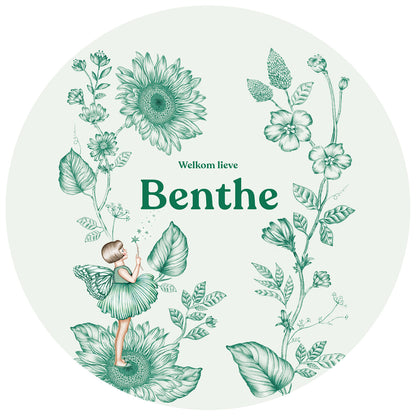 Raamsticker Little Elf Green - Story of July