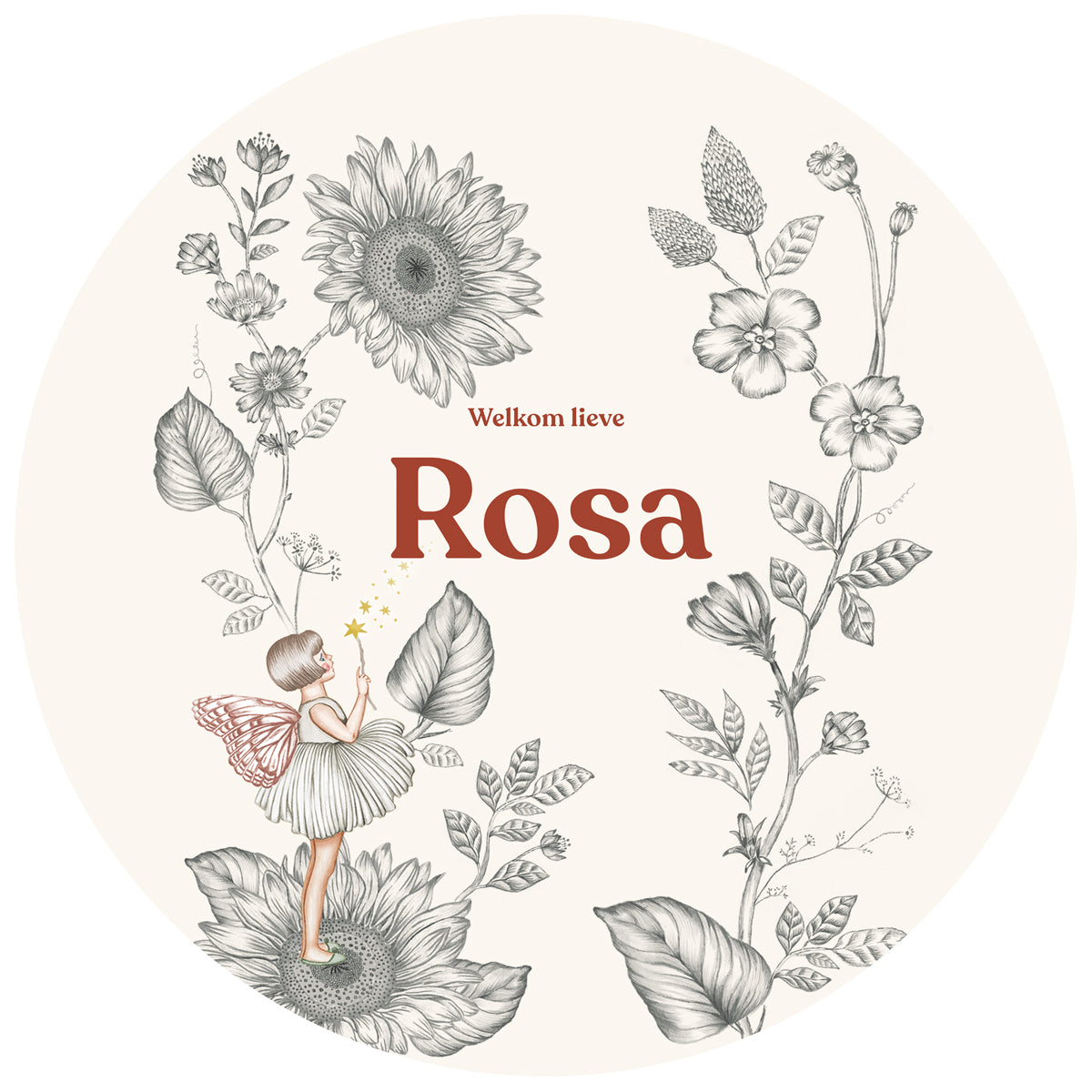 Tuinbord Little Elf Offwhite - Story of July