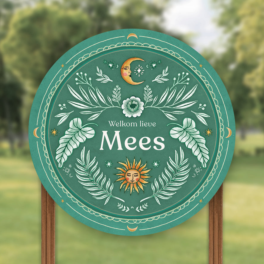 Tuinbord Moonchild Green - Story of July