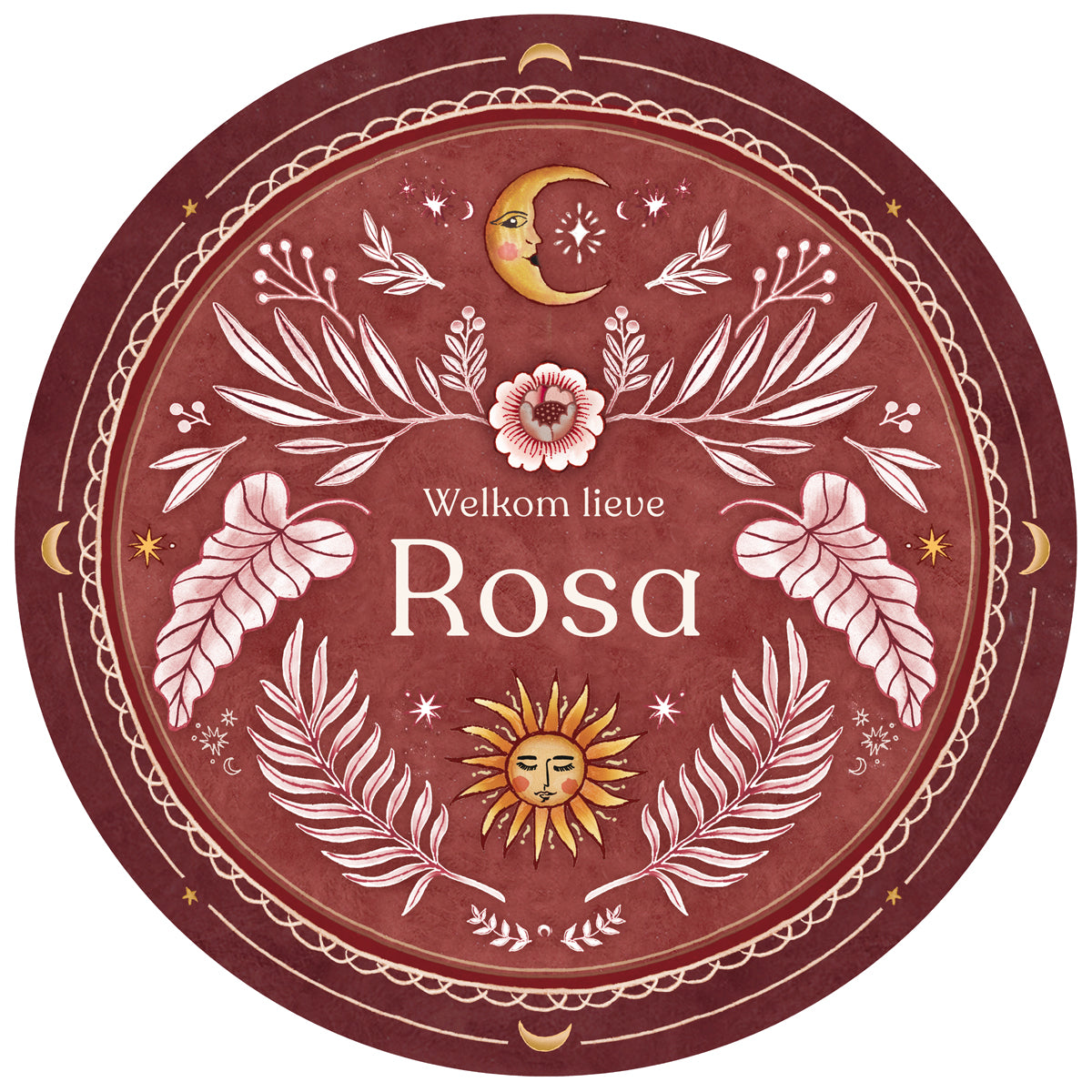 Tuinbord Moonchild Red - Story of July