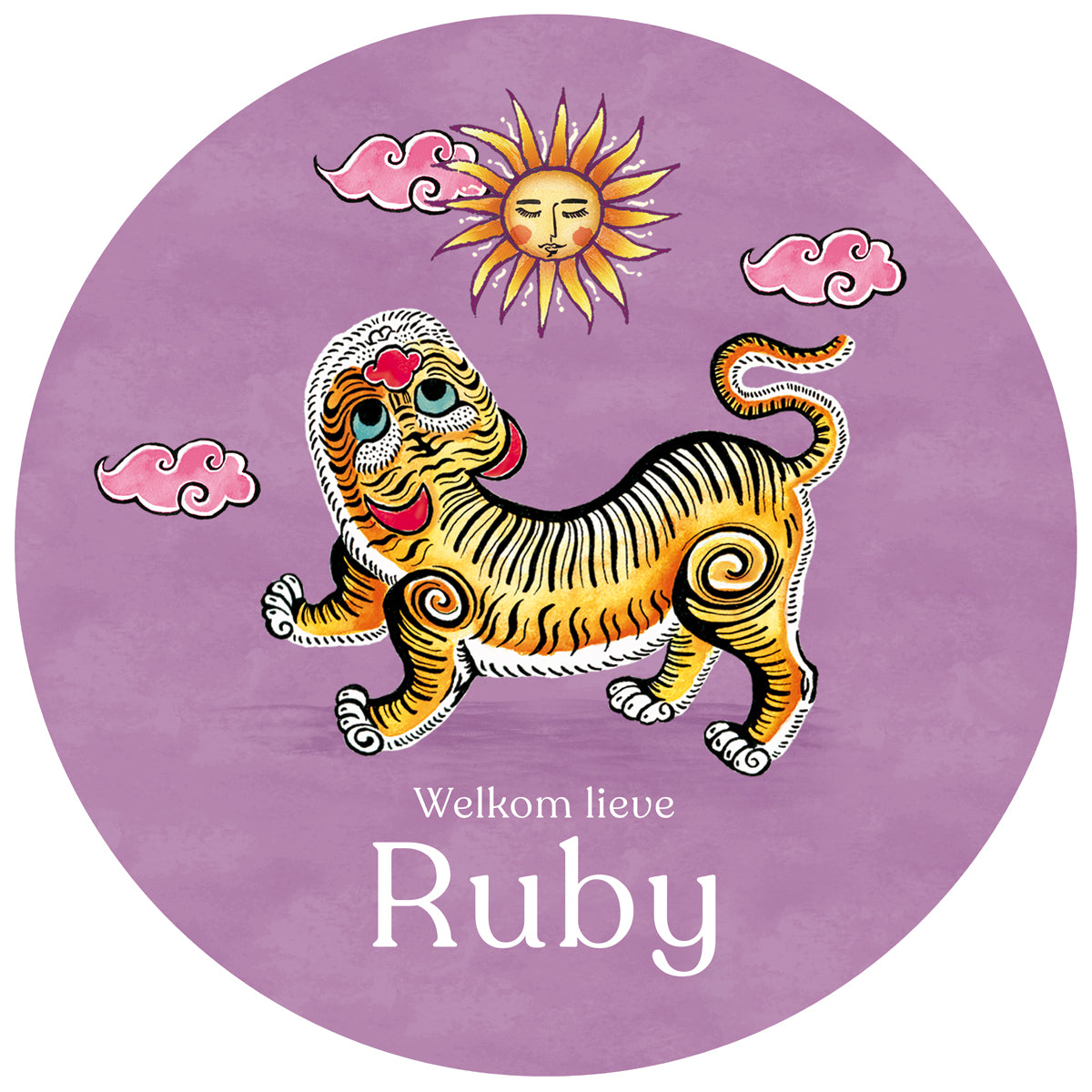 Tuinbord Tiger Purple - Story of July