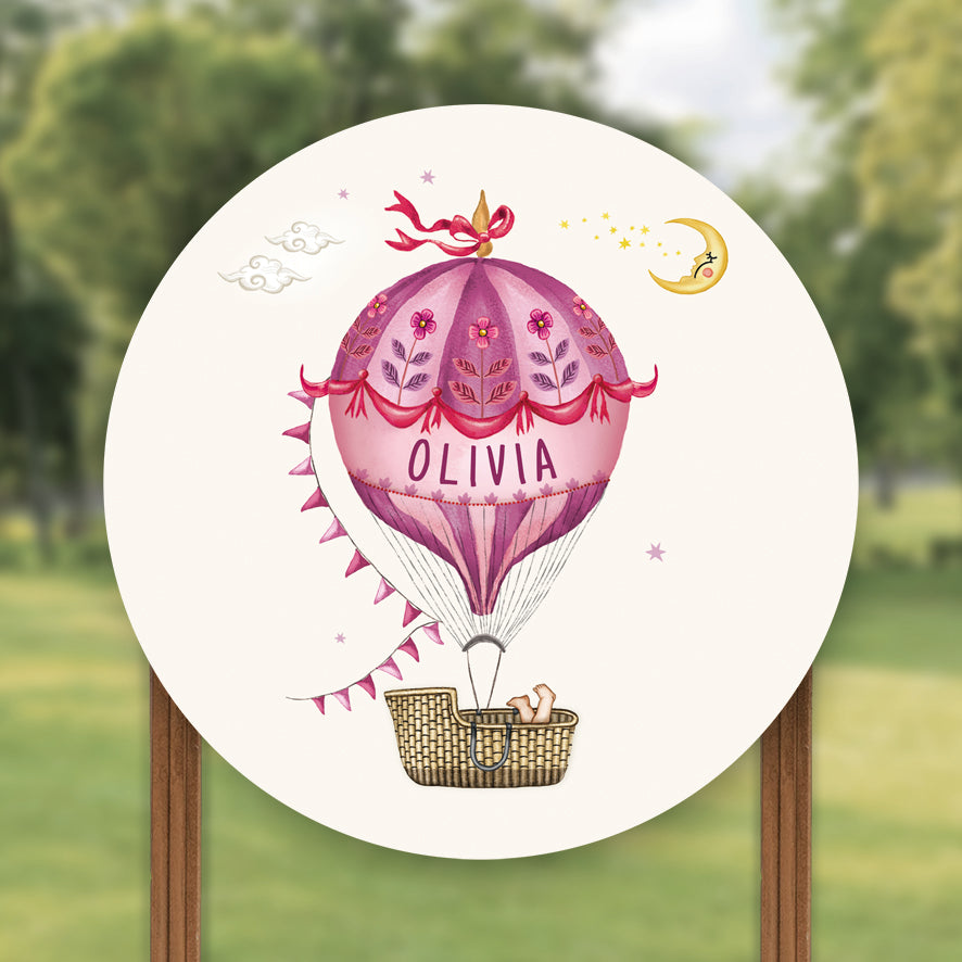 Tuinbord Baby Balloon Purple - Story of July
