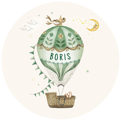 Raamsticker Baby Balloon - Story of July