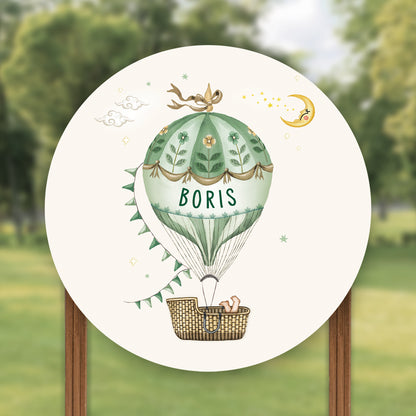 Tuinbord Baby Balloon - Story of July