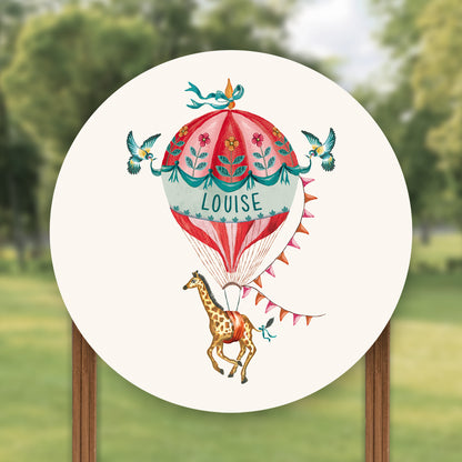 Tuinbord Red Balloon - Story of July