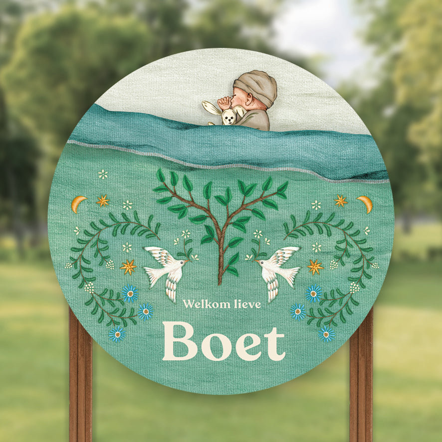 Tuinbord Sleep Tight Blue - Story of July