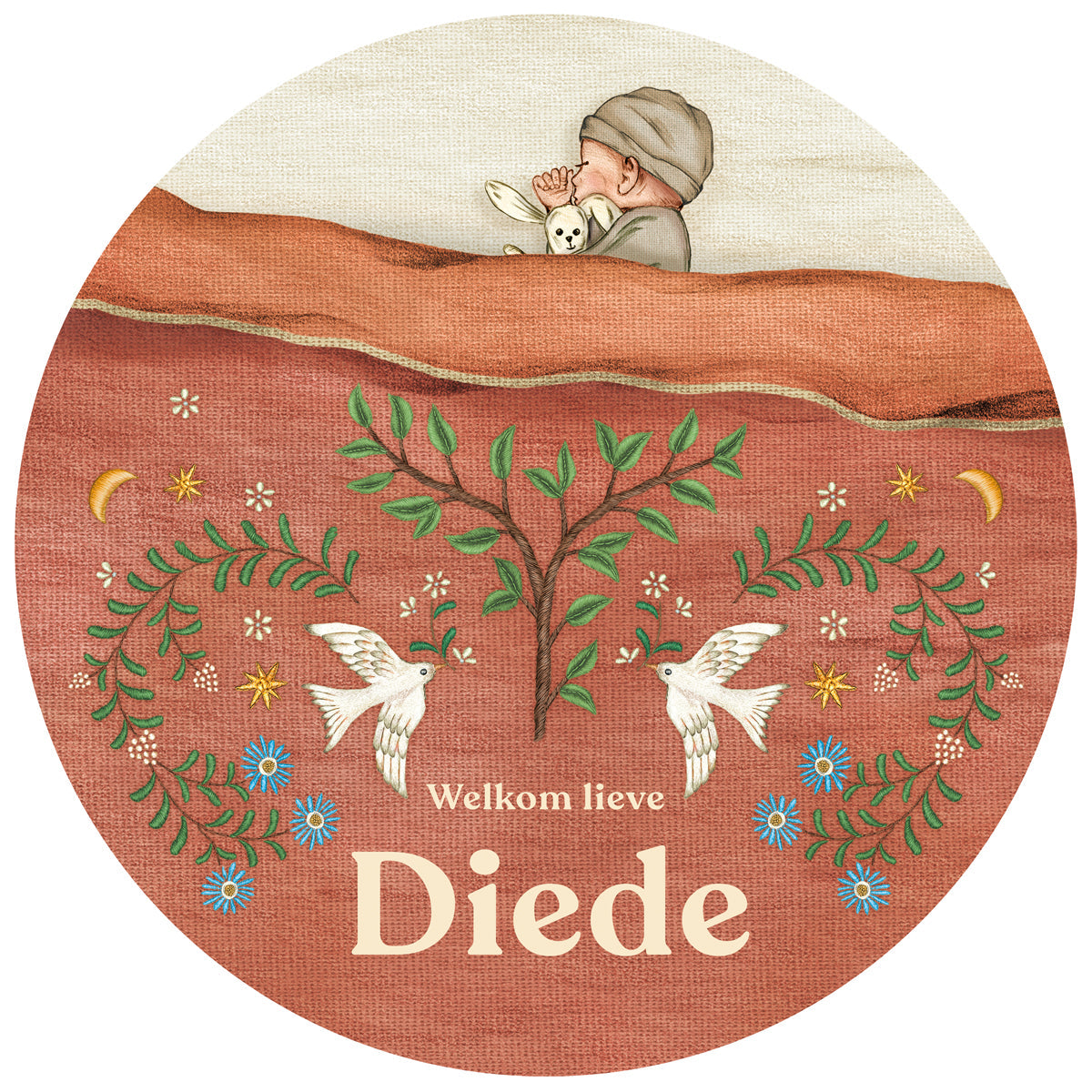 Raamsticker Sleep Tight Terra - Story of July