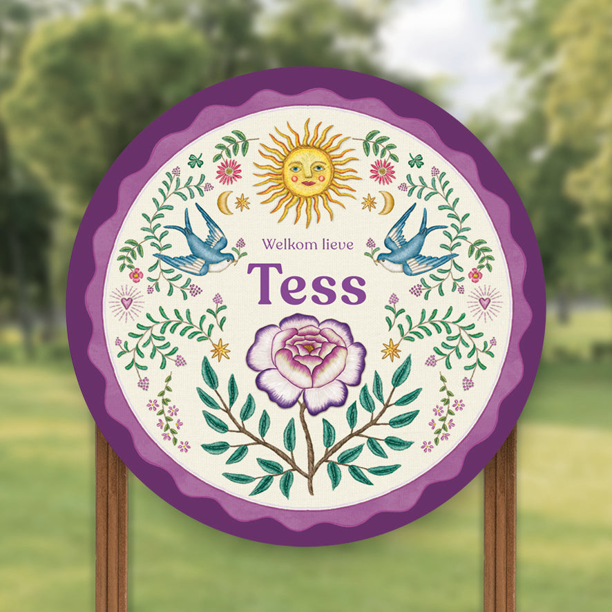 Tuinbord Sparrowbirds - Story of July