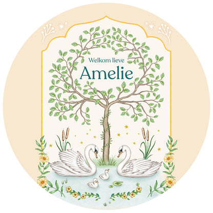 Tuinbord Swan Tree - Story of July