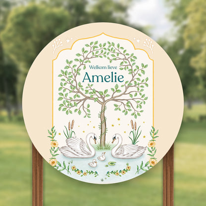 Tuinbord Swan Tree - Story of July