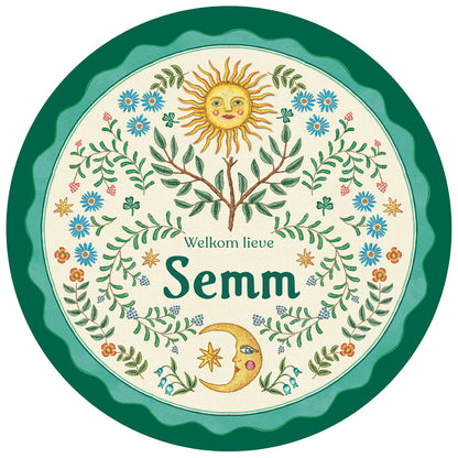 Raamsticker Under The Sun Green - Story of July