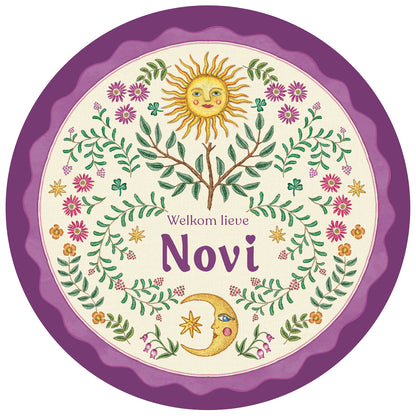 Tuinbord Under The Sun Purple - Story of July