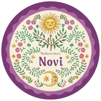 Raamsticker Under The Sun Purple - Story of July