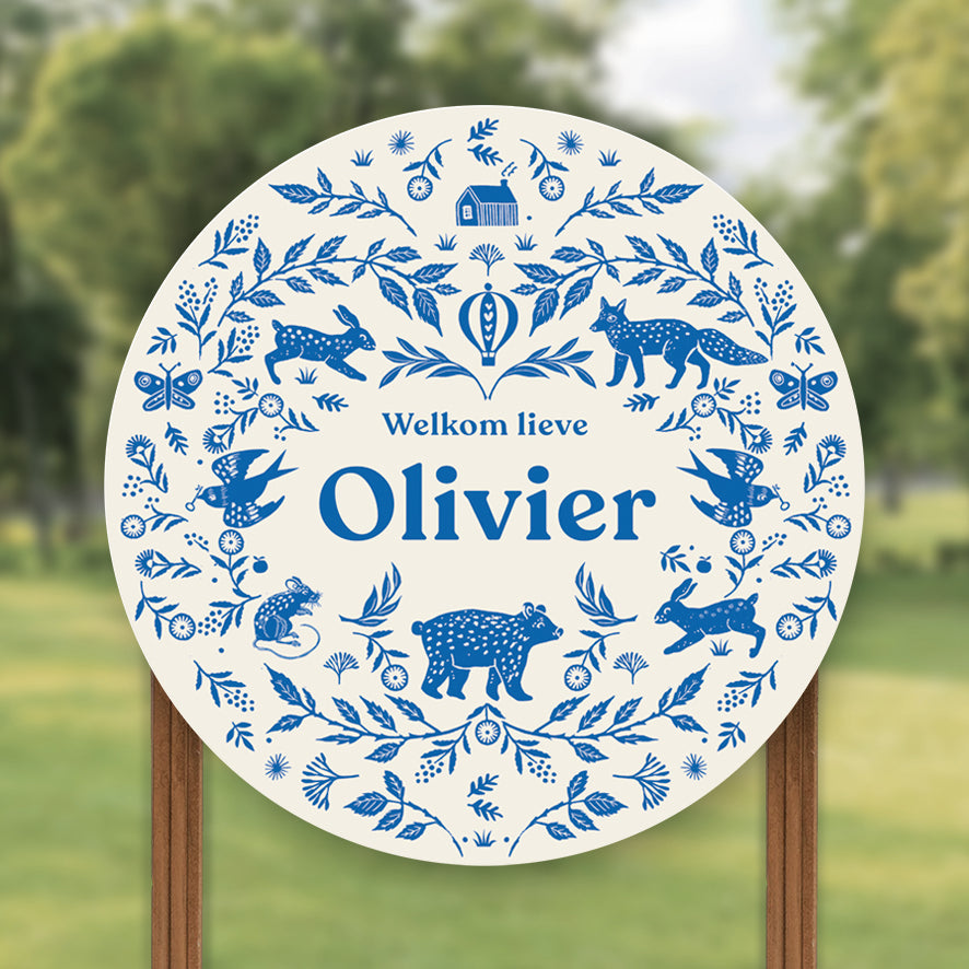 Tuinbord Wilderness Blue - Story of July