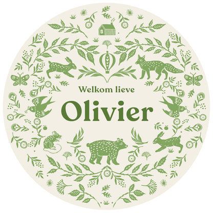 Raamsticker Wilderness Green - Story of July