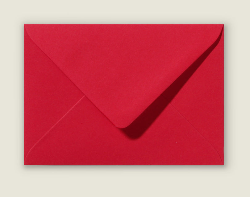 Enveloppen Pioen Rood