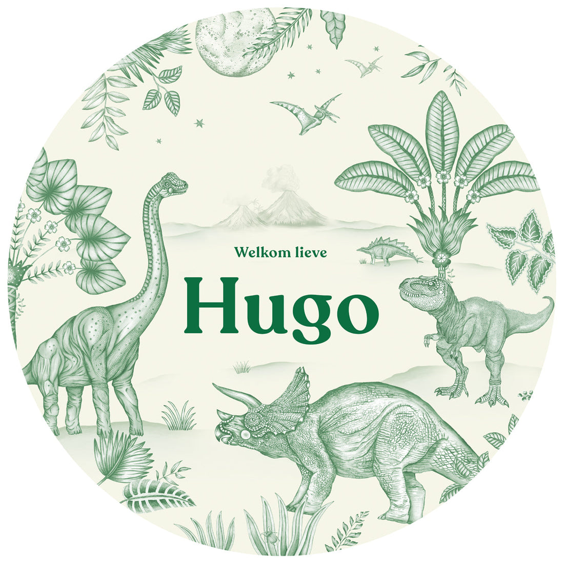 Raamsticker Dinoland - Story of July