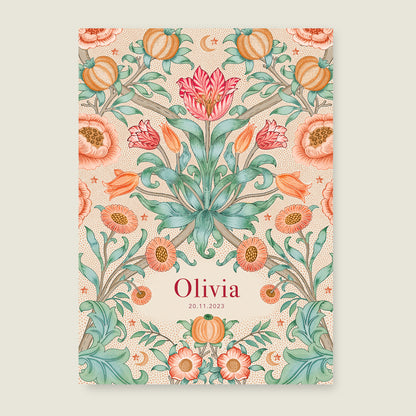 Sample Blooming Flowers Red - Story of July