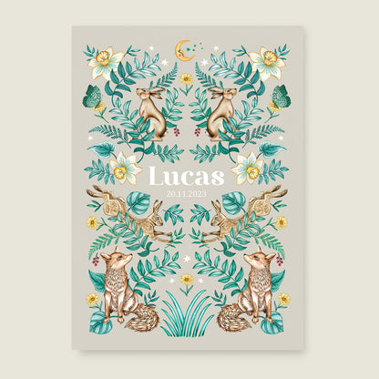 Sample Bos Dieren Khaki - Story of July