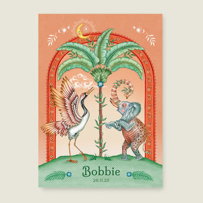 Sample Crane Bird And The Elephant Terra - Story of July