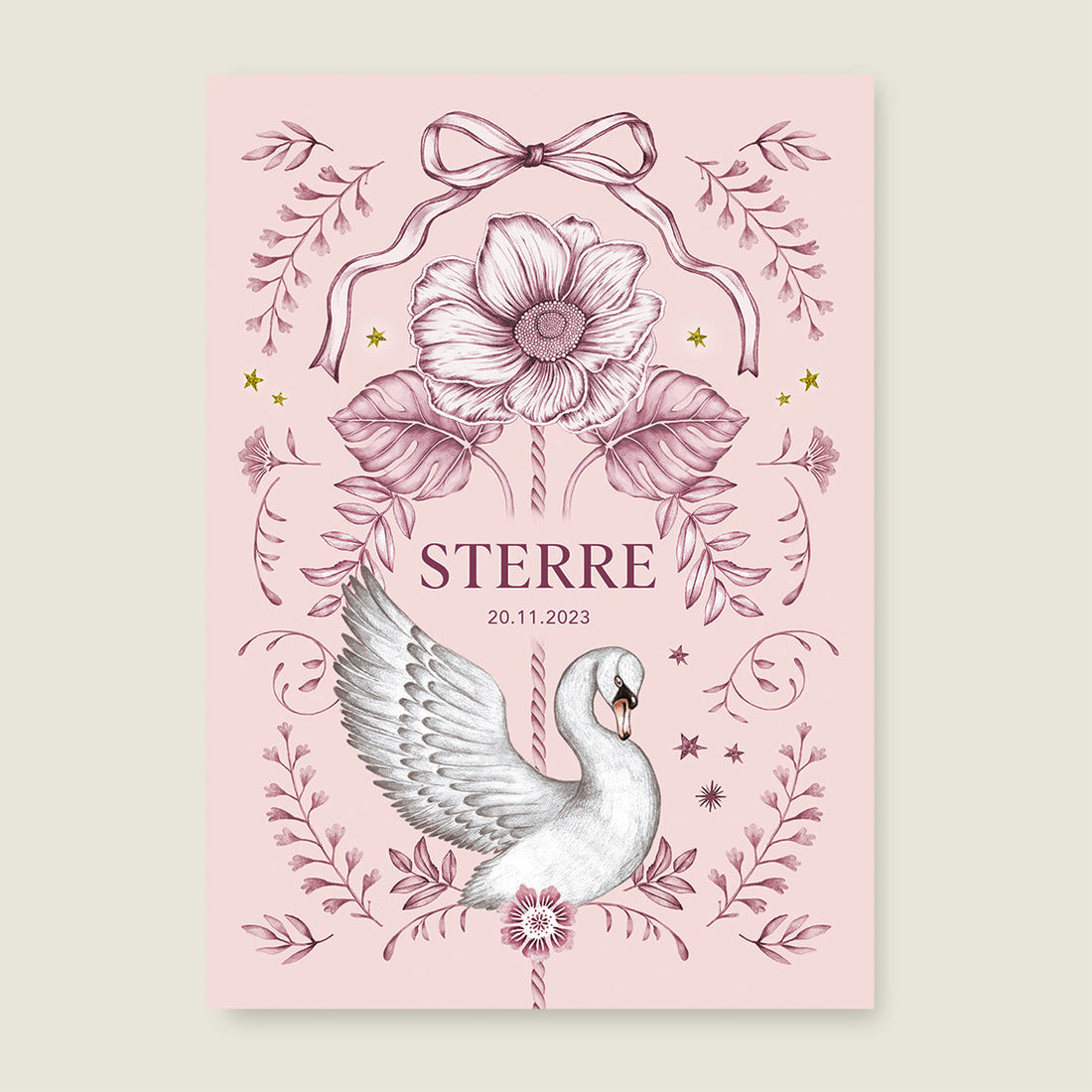 Print Go swan - Story of July