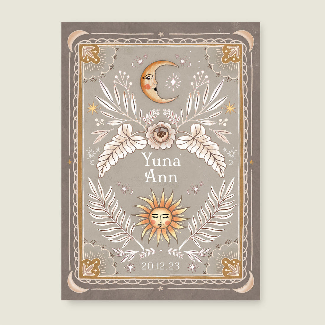 Print Moonchild Khaki - Story of July