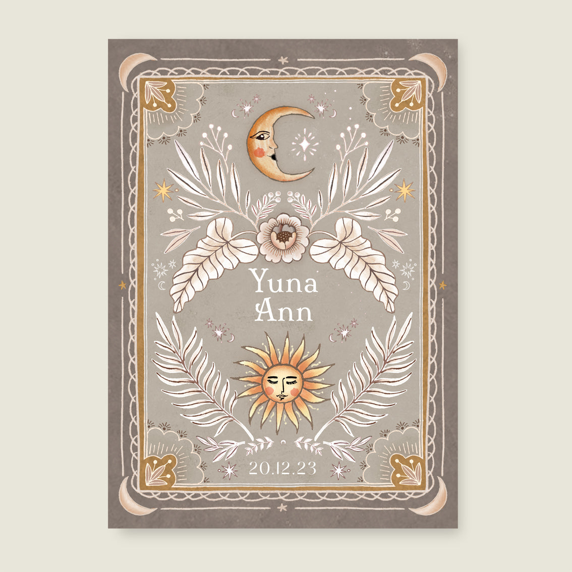 Print Moonchild Khaki - Story of July