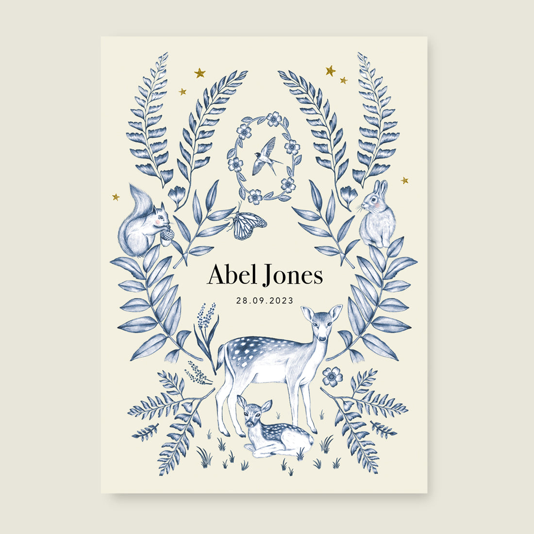 Sample Oh Deer Blue - Story of July