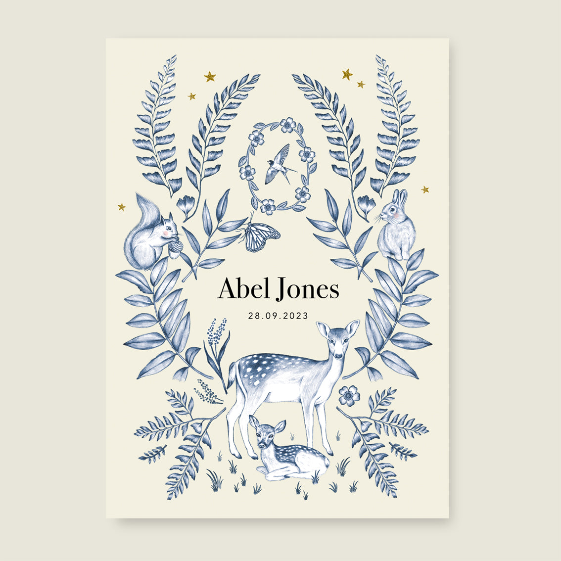 Sample Oh Deer Blue - Story of July