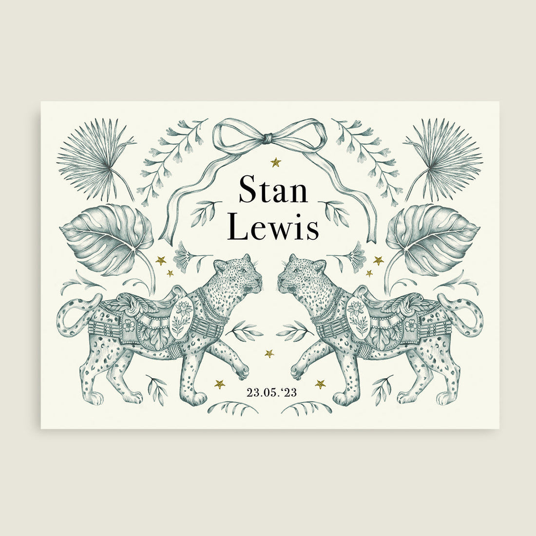 Print Panter leaves - Story of July