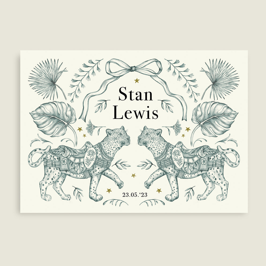 Print Panter leaves - Story of July