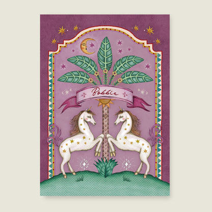 Uni Palms Pink - Story of July