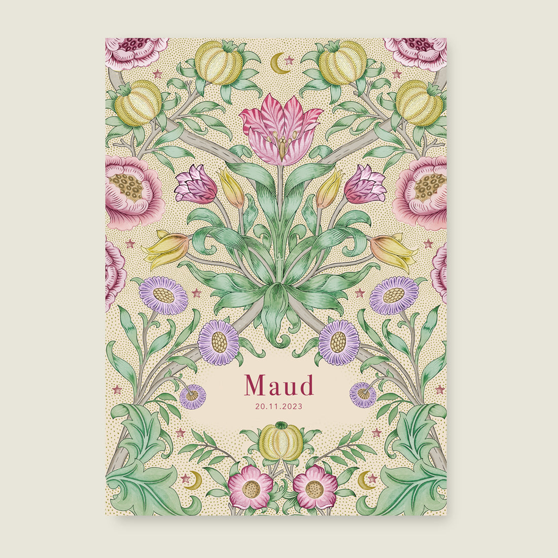 Sample Blooming Flowers Pink - Story of July