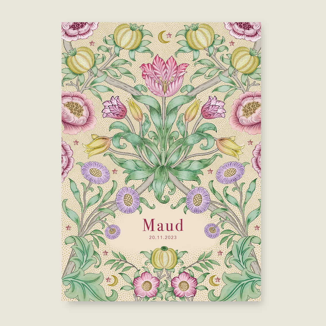 Print Blooming Flowers Pink - Story of July