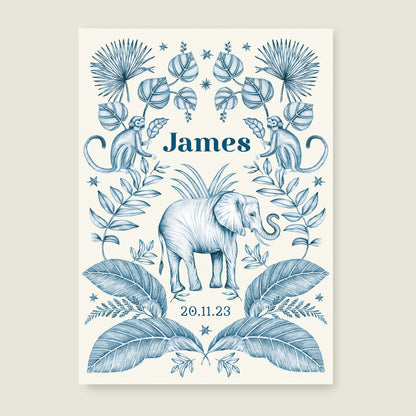 Elephant And The Monkey Blue - Story of July