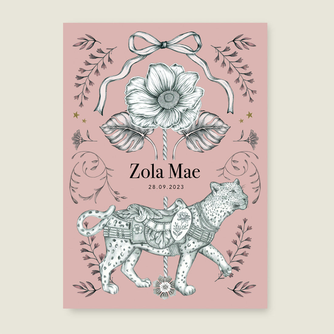 Print Go Panther Pink - Story of July