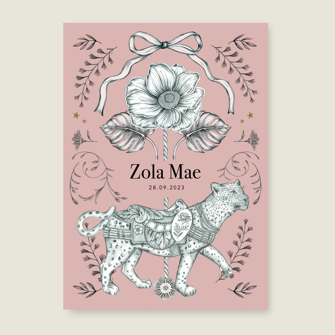 Print Go Panther Pink - Story of July