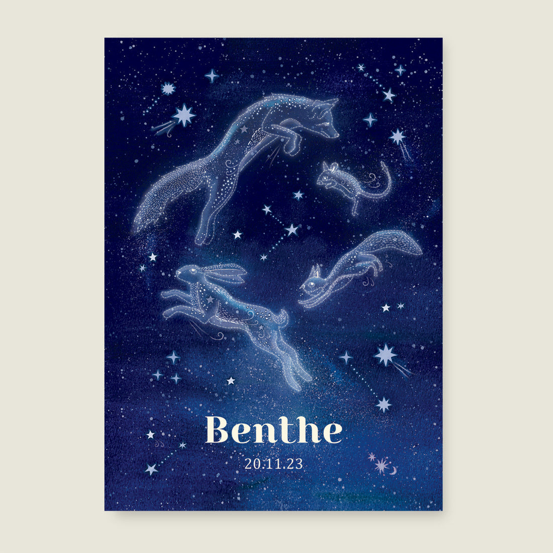 Print Star animals - Story of July