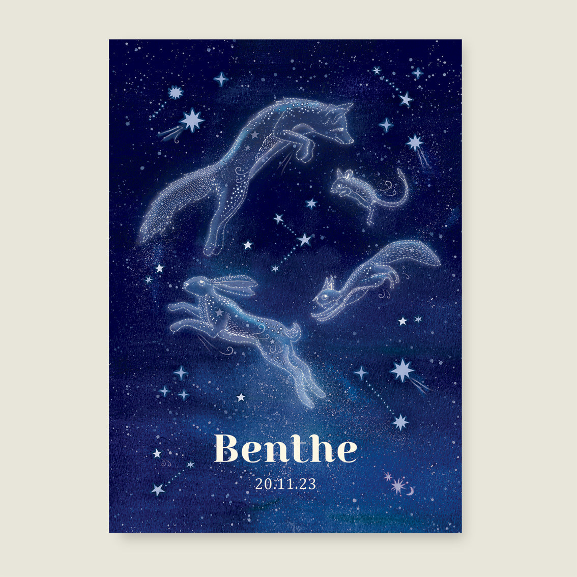 Print Star animals - Story of July