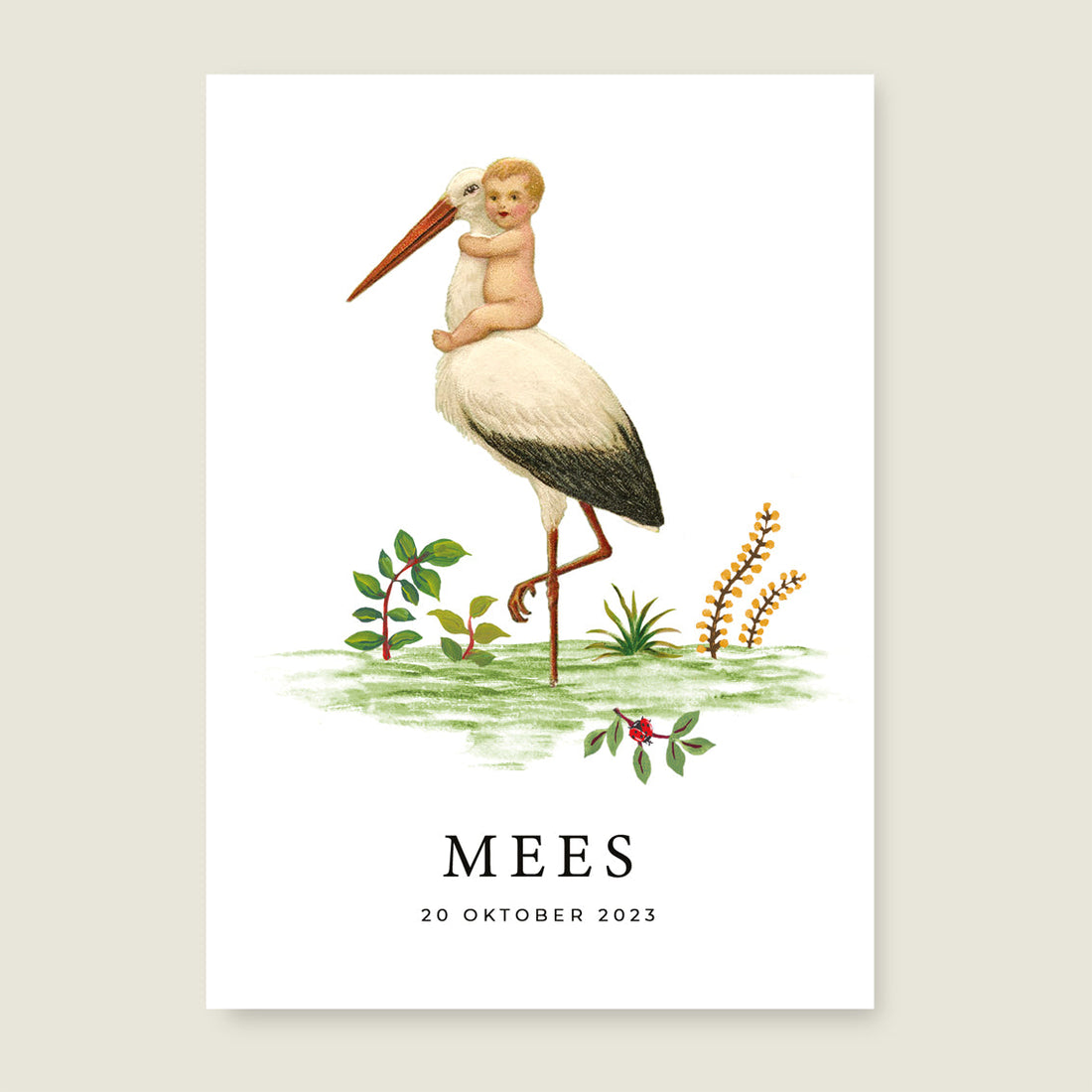 Print The Stork - Story of July