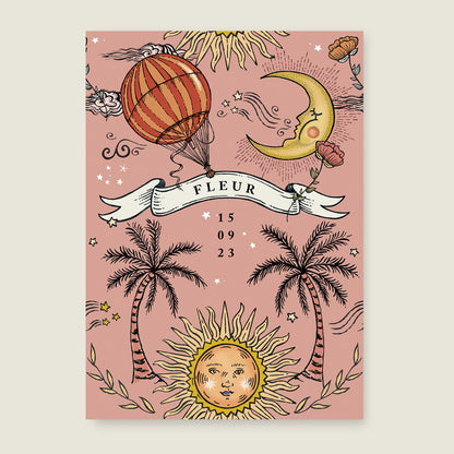 Sun And Moon Pink - Story of July