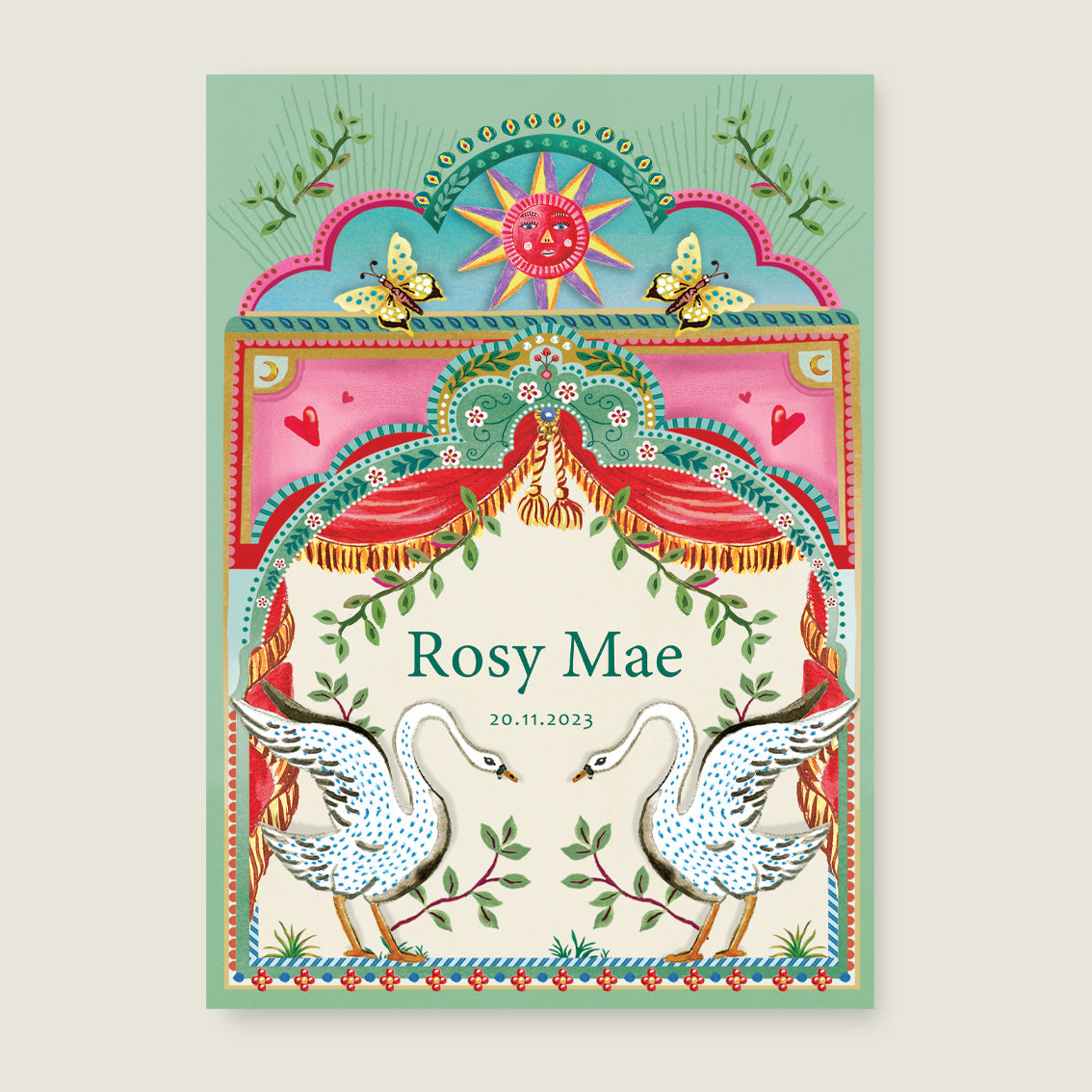 Print The Dancing Swan - Story of July